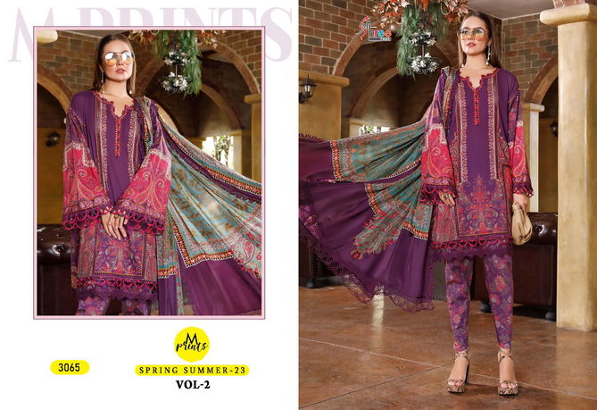 M Print Spring Summer 23 Vol 2 Pakistani Suits Catalog